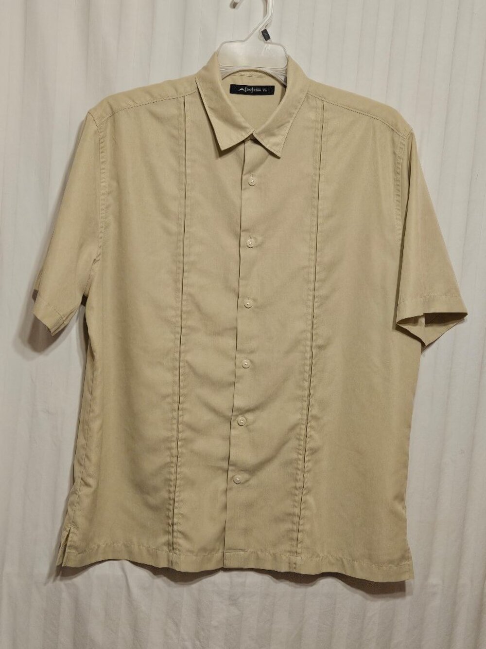 Axist Mens Vintage "Eclectic Graddpa" Bowling shirt, cabana shirt, Rockabilly